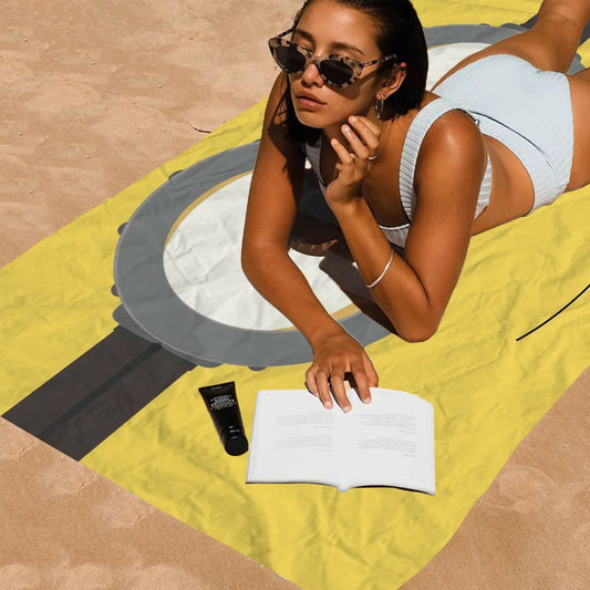 Kawaii Minions Cartoon Beach Towel – Cute Hand Towels for Bathroom