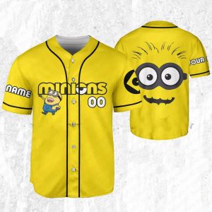 2025 Minions Baseball T-Shirt – Quick-Dry Unisex Summer Top