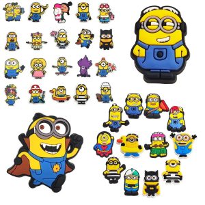 6–12pcs/set Cute Minions Shoe Charms