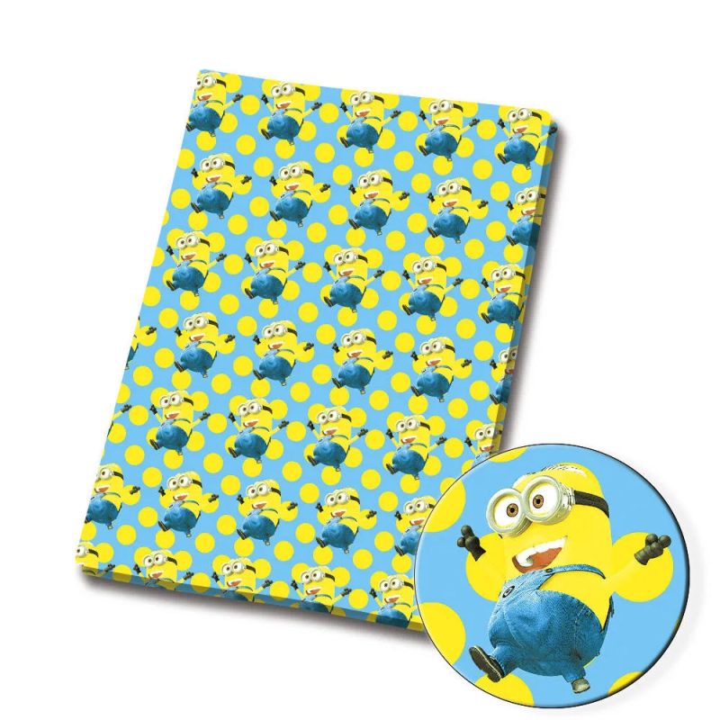 Minions Patchwork Fabric – BEAST KINGDOM Cotton-Blend Textile for Sewing - Image 2
