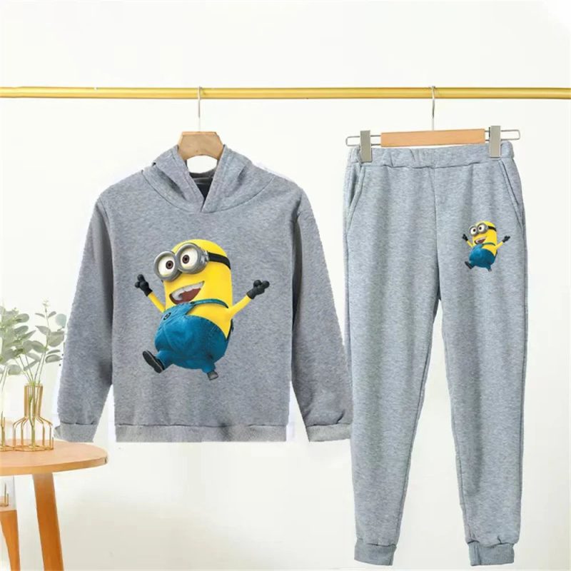 Minions Kids Hoodie Tracksuit Set (Ages 2–14) - Image 15