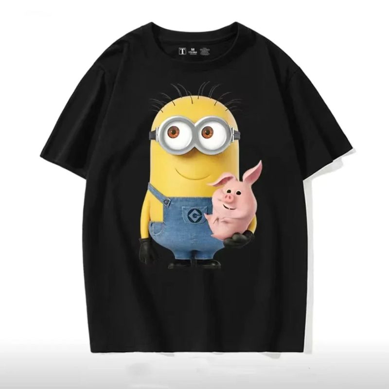 MINISO x Universal Studios Minions Shoulder T-Shirt – Unisex Summer Edition - Image 4