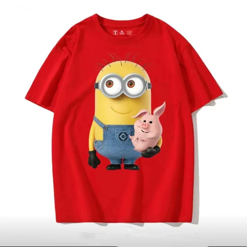MINISO x Universal Studios Minions Shoulder T-Shirt – Unisex Summer Edition - Image 3