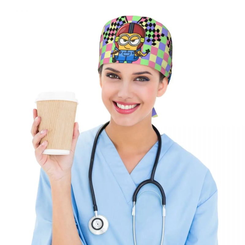 M-Minions Comic Style Scrub Cap - Image 4