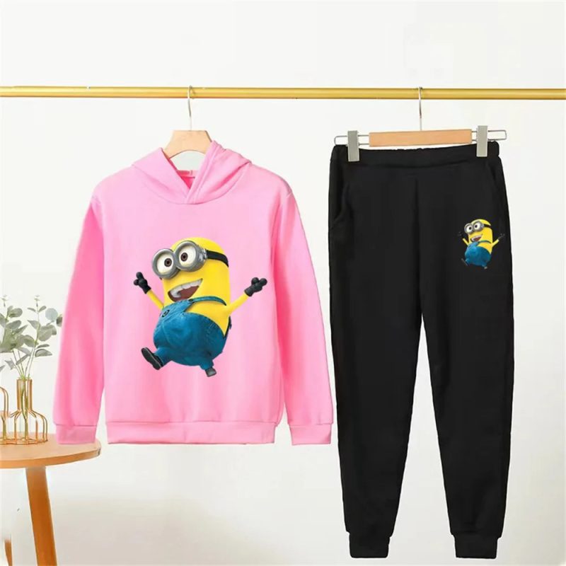Minions Kids Hoodie Tracksuit Set (Ages 2–14) - Image 8