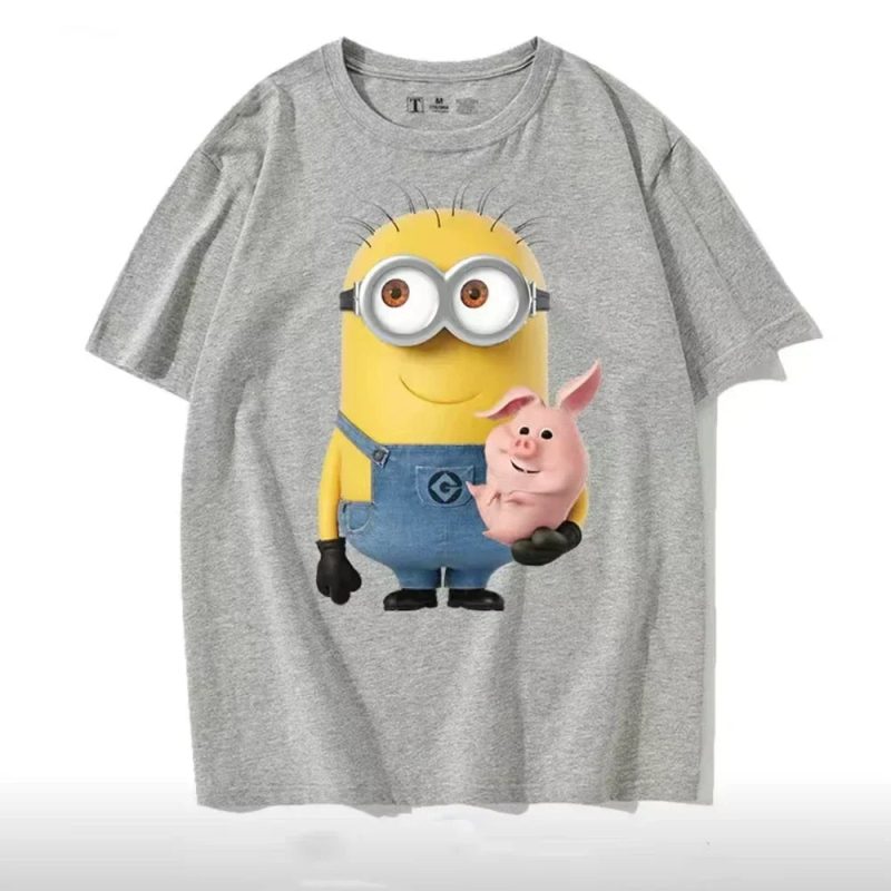 MINISO x Universal Studios Minions Shoulder T-Shirt – Unisex Summer Edition - Image 5