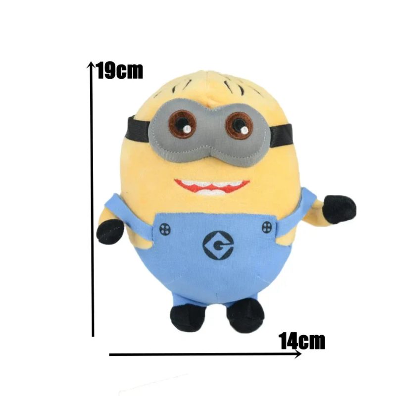 Minions 4 Plush Keychains – 12–22cm Kawaii Cartoon Dolls - Image 4