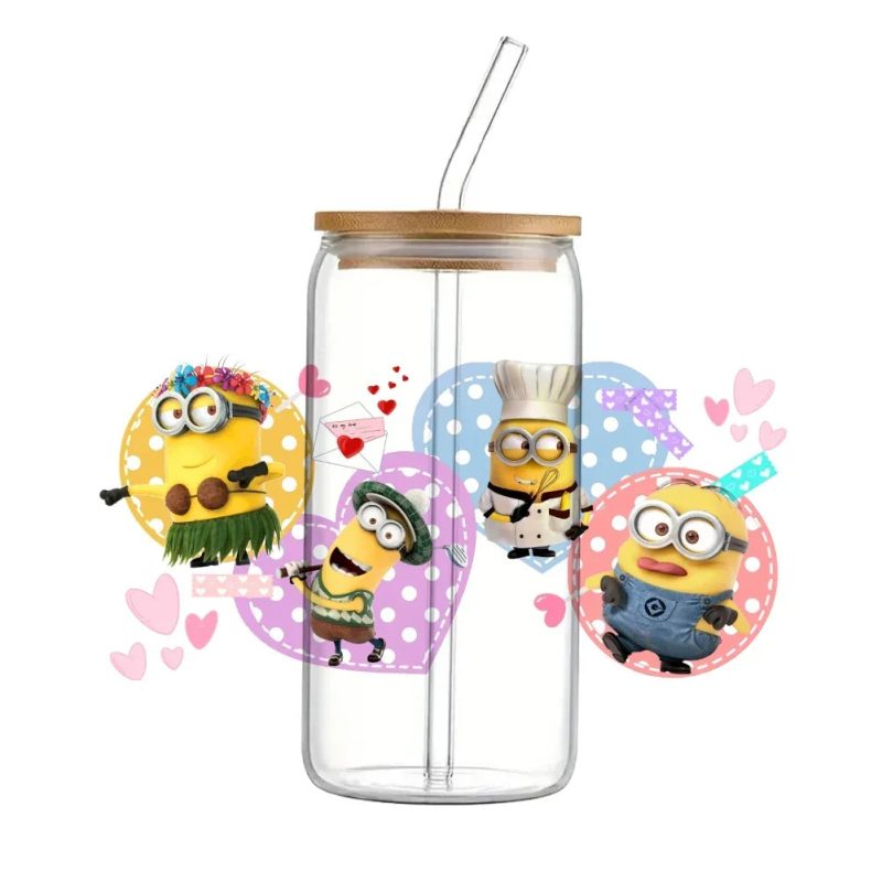 Cartoon Minions Cute Pattern UV DTF Transfer Sticker - Image 24