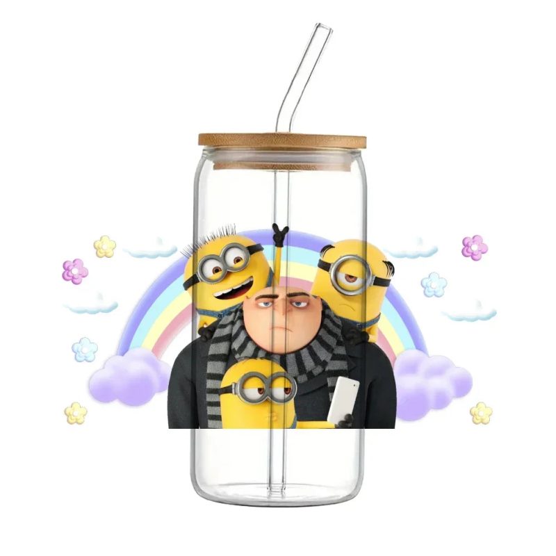 Cartoon Minions Cute Pattern UV DTF Transfer Sticker - Image 19