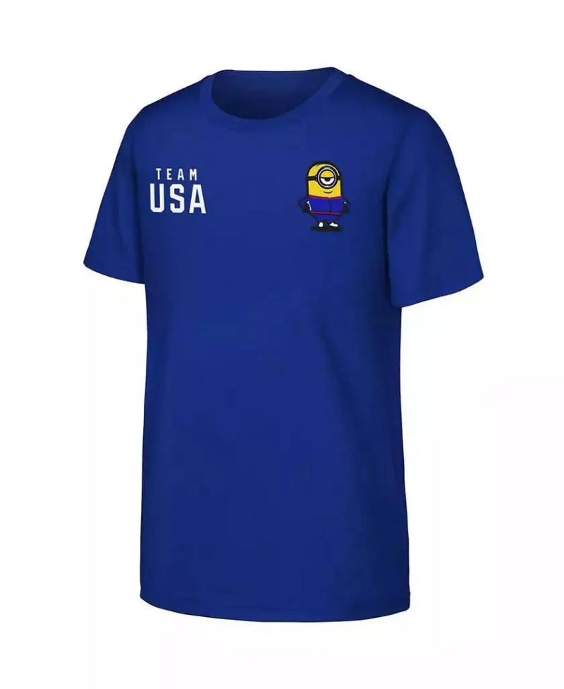 Outerstuff | Big Boys and Girls Royal Team USA Minions T-Shirt - Image 3
