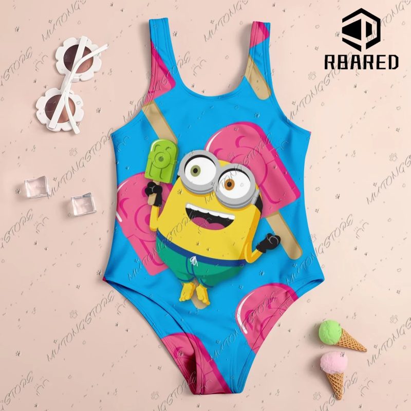 Miniso Minions One-Piece Swimsuit – Girls’ Summer Edition - Image 7