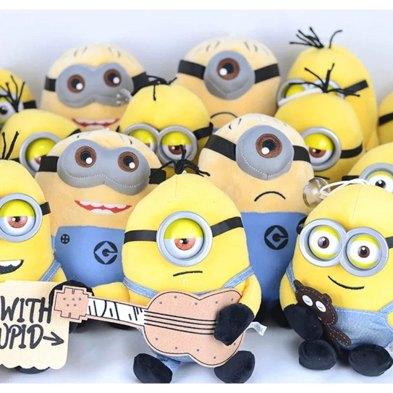 Minions 4 Plush Keychains – 12–22cm Kawaii Cartoon Dolls - Image 12