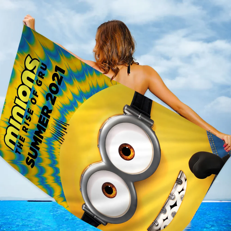 Cartoon Minions Microfiber Beach Towels - Quick Dry Towel - Image 18